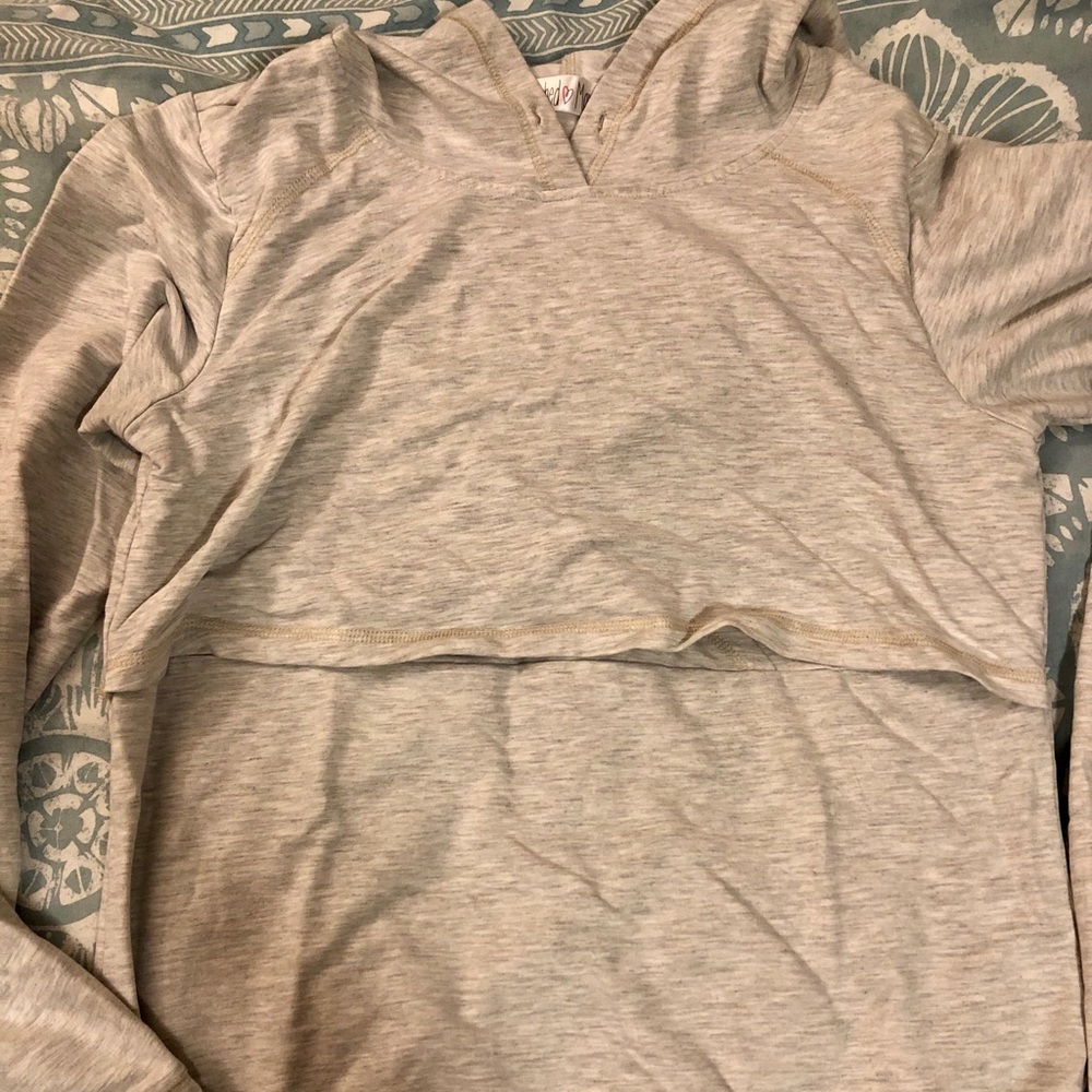 Latched Mama Nursing Hoodie Size M